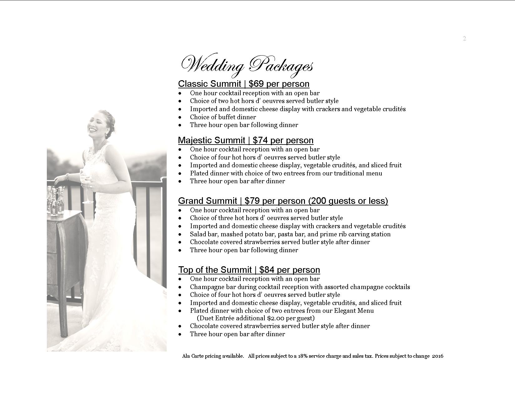Wedding 2016 2 The Historic Summit Inn Resort