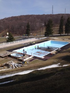 Summit Inn Pool Construction